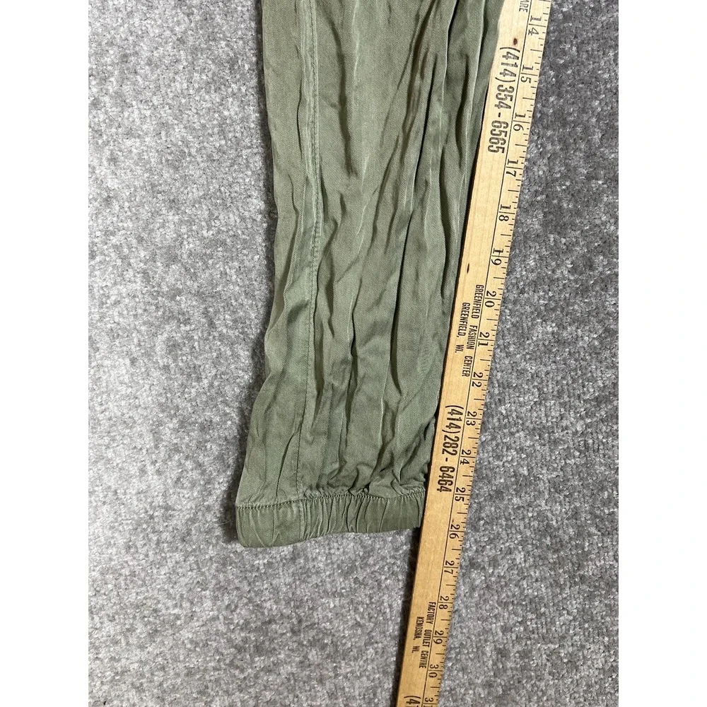 Old Navy Long Sleeve‎ Jogger Leg Utility Jumpsuit Girls Size XL 14 Green Pockets